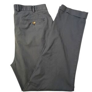 Peter Millar Pants Mens 38 x 31 Blue Soft Touch Twill Pima Cotton Stretch Cuffed